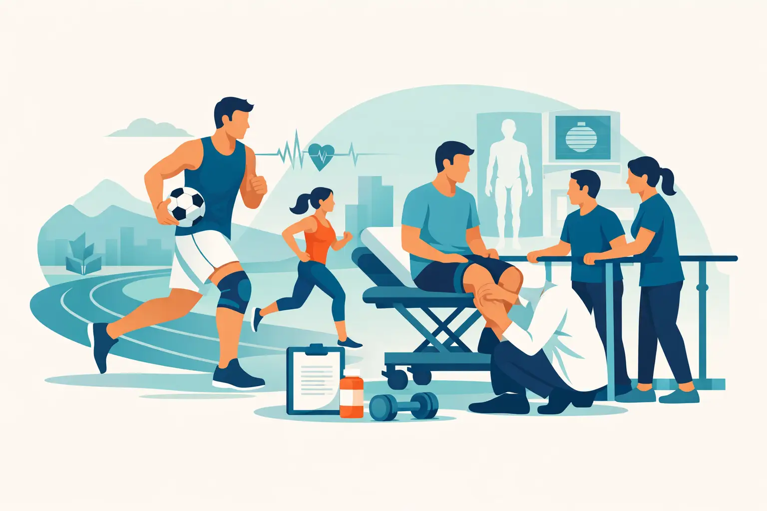 Medicina del deporte y rehabilitación real