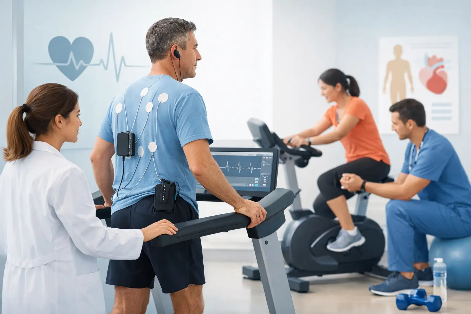 Rehabilitación cardiovascular con ejercicio seguro