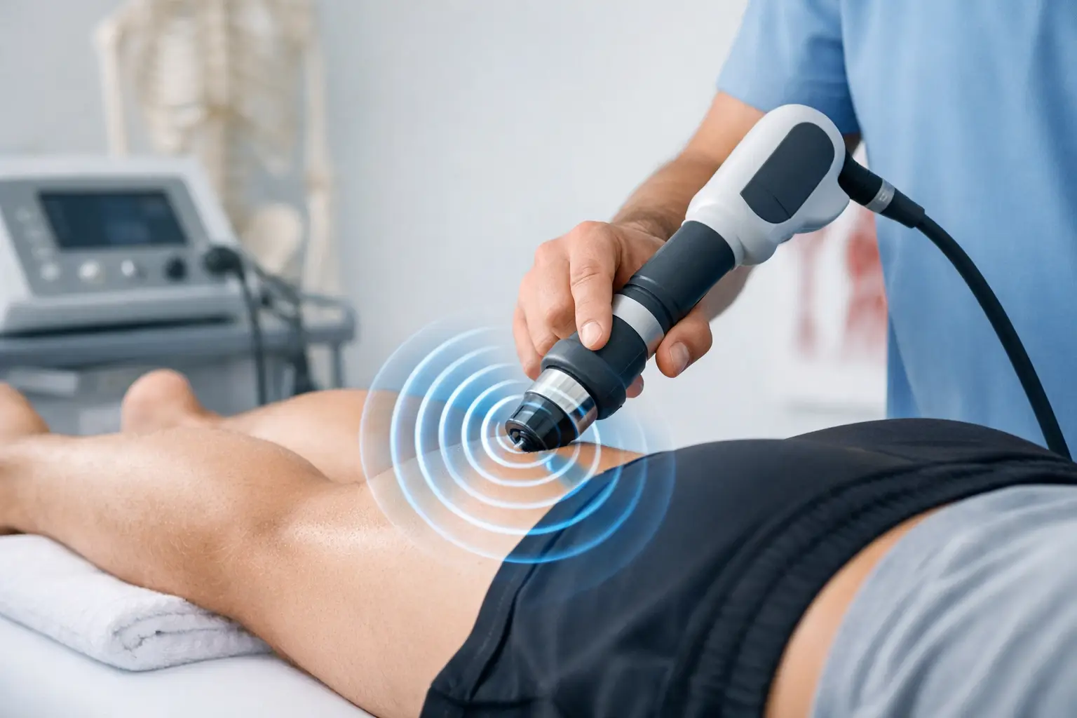 Cuándo usar ondas de choque en fisioterapia