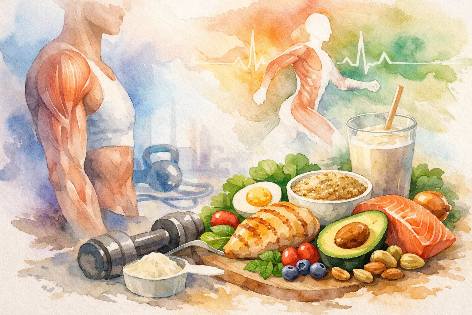 Nutrición para recuperación muscular: qué comer